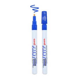 Uni-Ball Uni Paint PX-21 Oil-Based Paint Markers, Fine Line (1.2mm), Blue, 2 Count