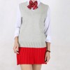 EIMEI School Uniform Vest, Sleeveless, Plain, Loose Fit, Knit, All