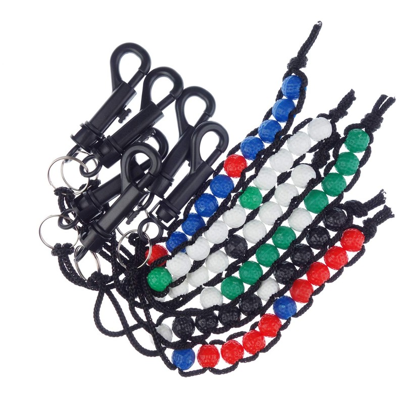 Zelerdo 6 Pack Golf Beads Count Stroke Score Counter (6