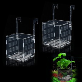 Aquarium Plant Holder, Aquarium Suction Cups, Water Plant Pot, Aquarium, Aquarium Accessories for Water Plants, Plant Hanger, Aquarium Decoration, Pack of 2