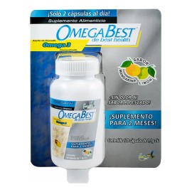 Omega 3 Aceite de Pescado Puro con EPA y DHA 120 Cápsulas Best Health