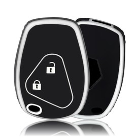 OFFCURVE02 Car Key Cover Car Key Case Key Fob Cover Car Key Protector 2/3 buttons Compatible with Renault Dacia Clio Modus Kangoo Logan Sandero Twingo Duster Master Megane Opel