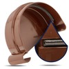Gutter End Piece Plug Left Gutter End Piece Semicircular Plastic