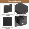 sourcing map 15Pcs Square Cabinet Knobs, 1.2 Inch Square Kitchen