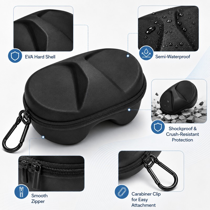 EVA Dive Mask Case for Snorkeling Gear – Lightweight Hard