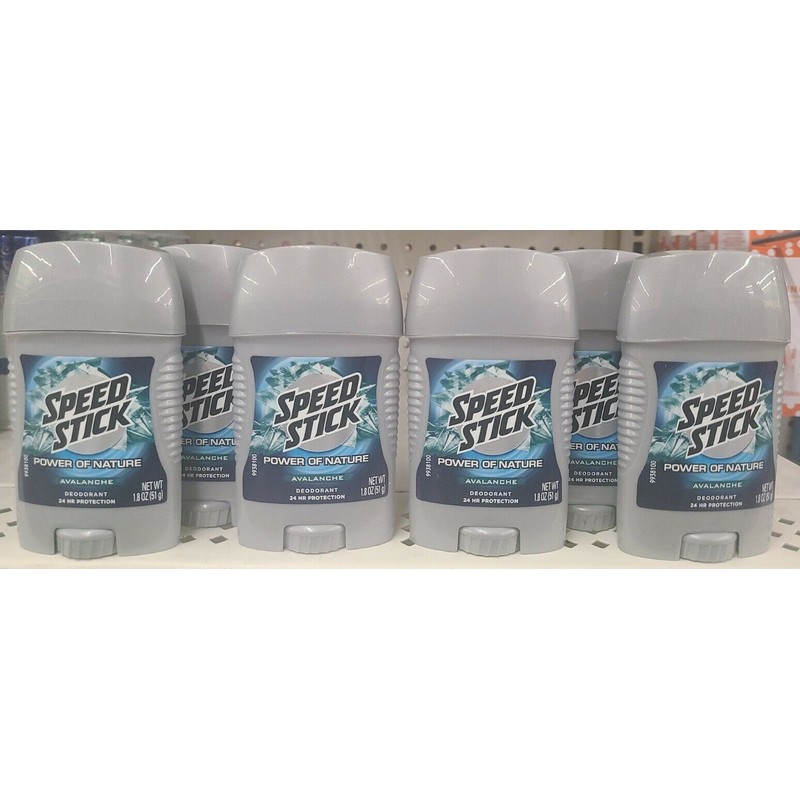 SpeedSStick 4 Packs SPEED STICK Power of Nature Avalanche Deodorant