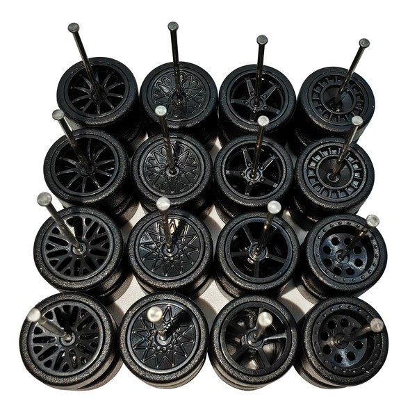 8 Set 1/64 Wheels, 1 64 Wheels and Tires Set