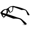 Wellington Sunglasses Reinforced Frame Unisex Unisex, Black x Clear