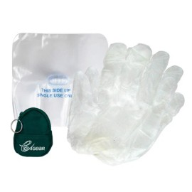 EVERDIXIE DIXIGEAR GOTCHA COVERED CPR Protector Micro Shield Belt/Keychain Pocket - Lime Green