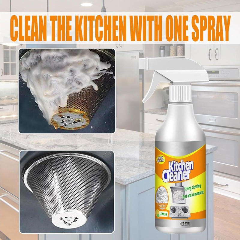 Cohbskj Cohbskj Kitchen Foam Cleaner, Kitchen Cleaner Foam Spray, Sciasi