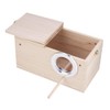 Bird House, Natural Wooden Aviary Breeding Box Mating House Small