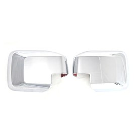 MC349 21-24 Ford Bronco 2 PCS No Turn Signal Full Chrome Tape-on Mirror Cover