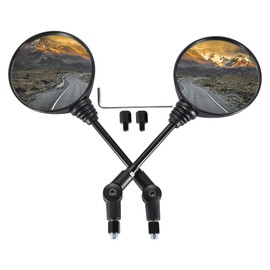 GOOFIT 8mm 10mm conversion screw Side Mirrors 360° Adjustment rotatable handlebar Compatible with ATV UTV Dirt Bike Quad Scooter Moped Motorcycle Go Kart Buggy Quad Buyang