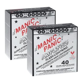 Manic Panic 40 Vol Lightning Kit de blanqueador para el cabello, 2 unidades
