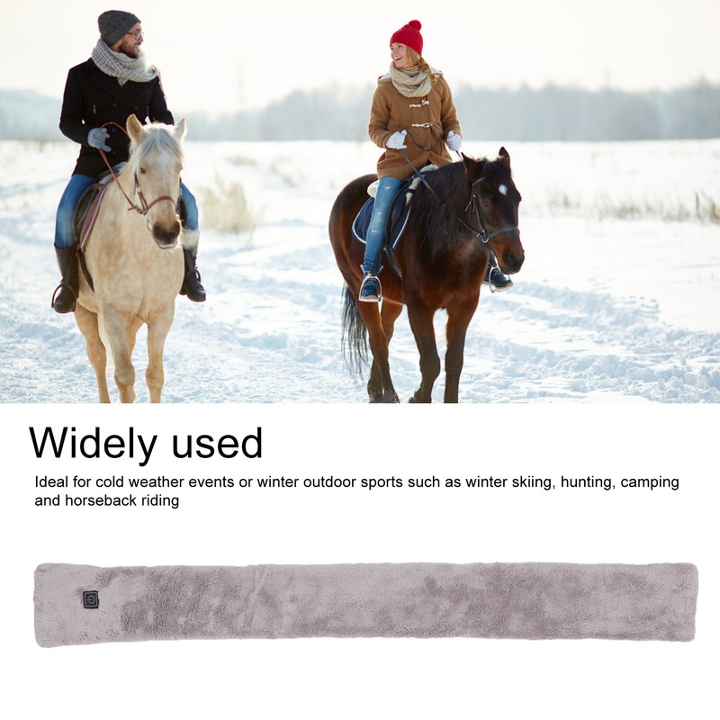 USB Electric Heating Scarf 3 Gears Temperature Adjustment Smart Thermal
