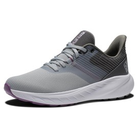 FootJoy Women's FJ Flex Golf Shoe, Grey/Charcoal, 8.5