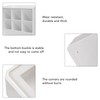 Storage Box Oblique Plug in Design Large Capacity Plastic Pen