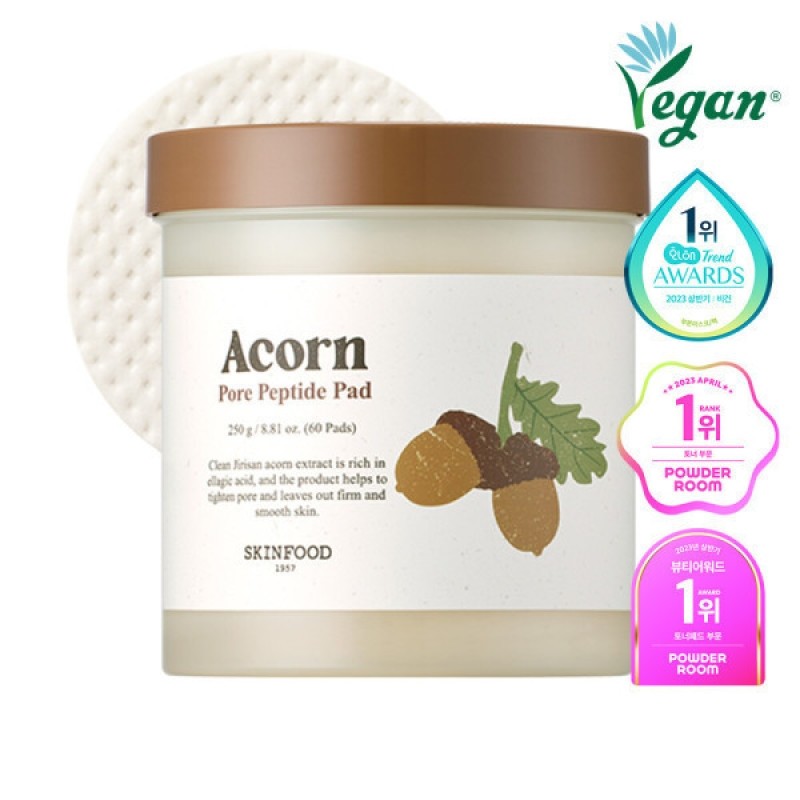 Acorn Pore Peptide Pads 60 sheets / 에이콘 포어 펩타이드