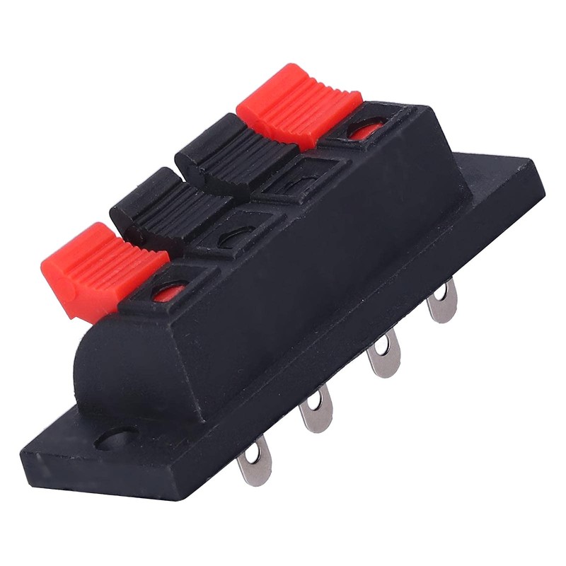 Pack of 10 Speaker Connector Connectors 4-Way Block Quick Connection