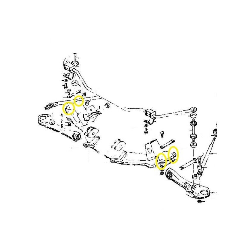 Zcardepot.com Datsun 240Z 260Z 280Z 70-78 Front Sub Frame Bolt