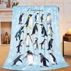 Baegopa - Manta de pingüinos (50 x 40 pulgadas)