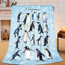 Baegopa - Manta de pingüinos (50 x 40 pulgadas)