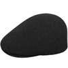 Kangol Men's Seamless Wool 507 Peaked Cap, black