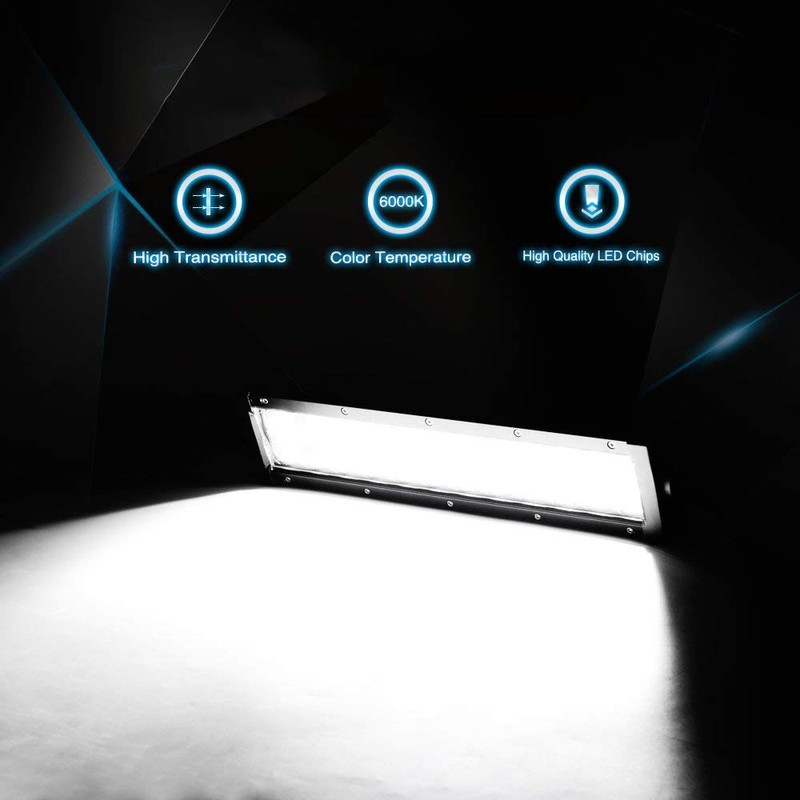 Willpower 7D LED Light Bar 12 Inch 72W Spot Flood