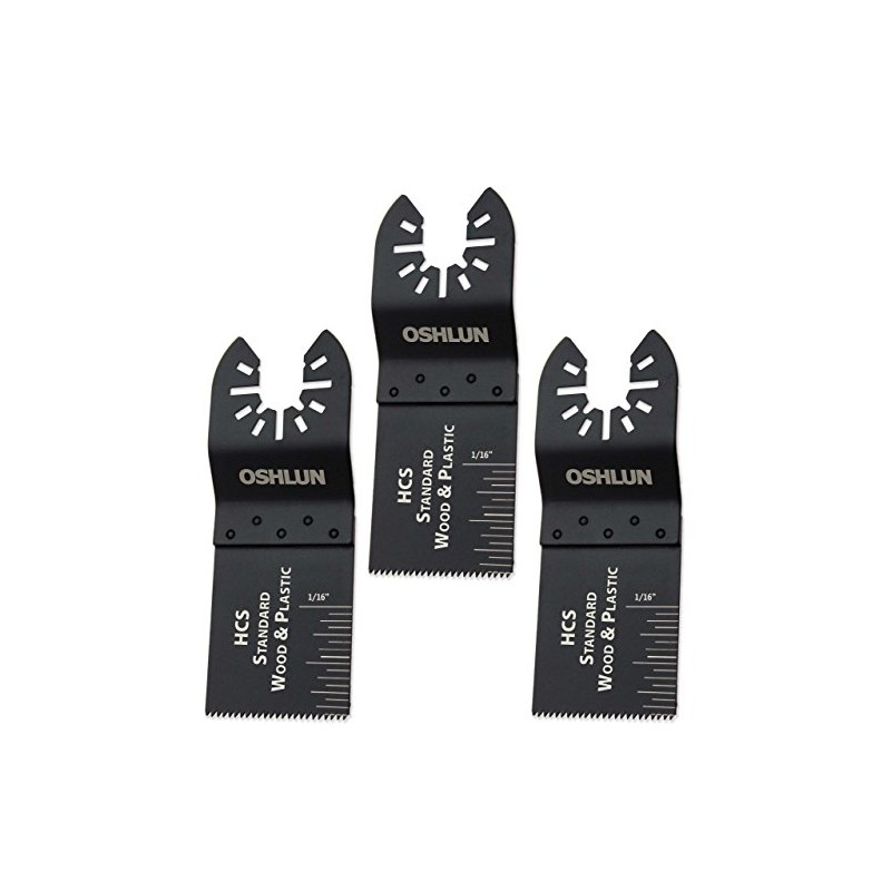 Oshlun MMC-0303 Standard HCS Oscillating Tool Blade with Quick-Fit Arbor