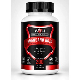 Suplemento Arándano Rojo 200 Cápsulas 500mg A4h Armor For He Sabor Sin Sabor