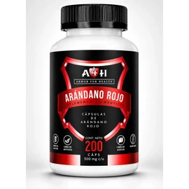 Suplemento Arándano Rojo 200 Cápsulas 500mg A4h Armor For He Sabor Sin Sabor