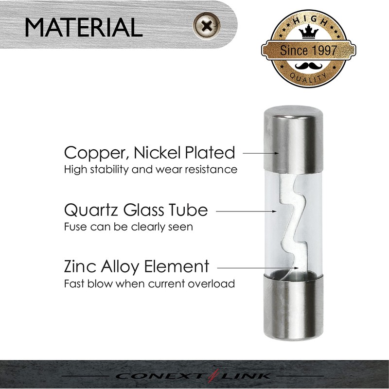 Conext Link AGU35-10 Nickel 35 Amp AGU Fuse 10 Pack