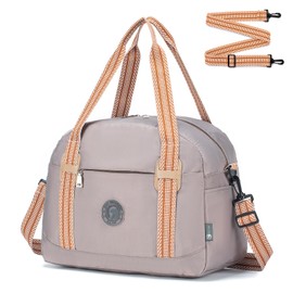 BAGZY Wizzair Travel Bag Hand Luggage 40 x 30 x 20, 25 L Weekender Sports Bag Bags Suitcase Bag Waterproof Nylon Shoulder Bag Cabin Handbags Hospital Bag, khaki