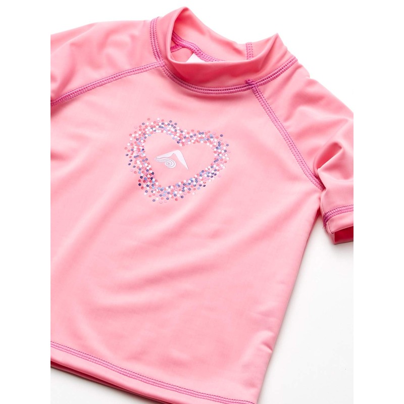 Kanu Surf Girls Rash Guard Shirt, Charlotte Pink,
