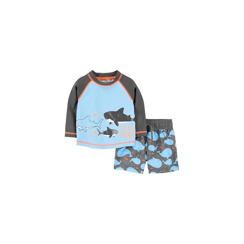 Simple Joys by Carter's Baby and Toddler Boys’ 2-Piece Swimwear,