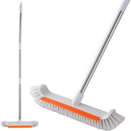 Sepetrel Pool Brush with Curved Edges, Extra-Wide Heavy Duty Pool Cleaning Brush with Reinforced Aluminum Back, Strong Bristles, Fits Standard Pool Poles – Safe for Vinyl Liners