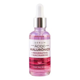 Serum Ácido Hialurónico Niacinamida Resveratrol 30ml Momento de aplicación Noche Tipo de piel Todo tipo de piel