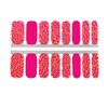 Pink & Yellow Cheetah Nail Polish Wraps - Nail Polish