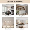 Hungbak 8 Pack Ceiling Crown Molding Trim for Home Decor,