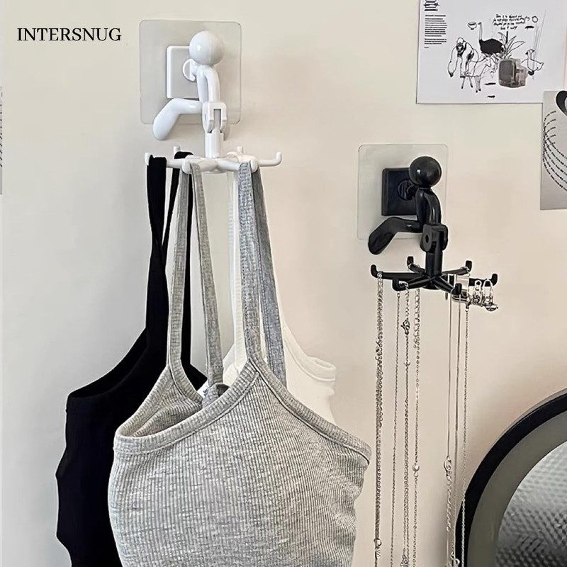 Intersnug Necklace Holder Modern Hanging Jewelry Organizer Storage Space Saving