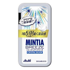 Asahi Food Mintia Breeze Crystal Silver, 30 tablets x 8 pieces x (2 cases)