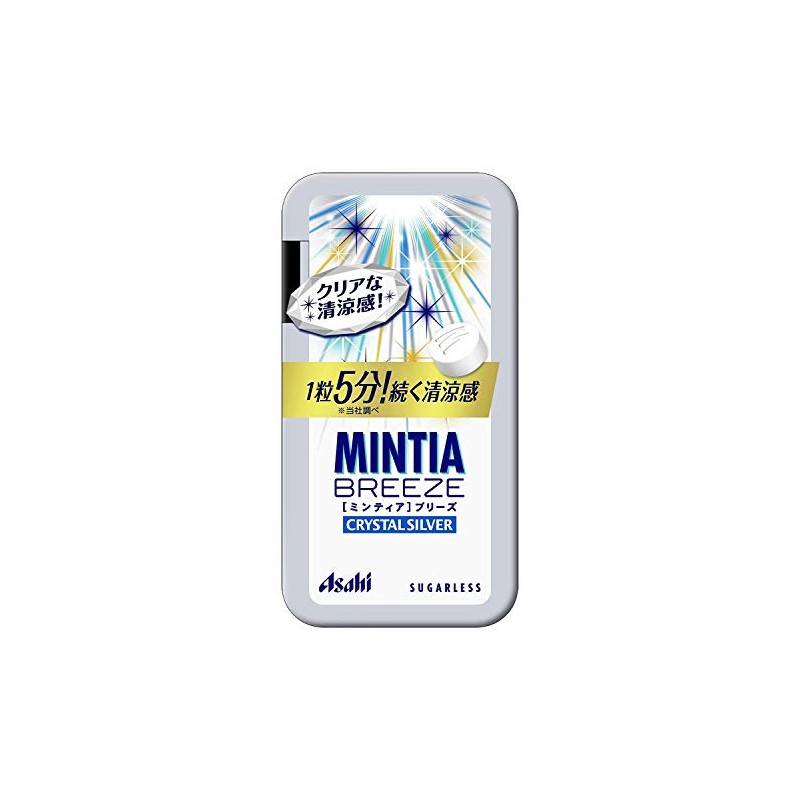 Asahi Food Mintia Breeze Crystal Silver, 30 tablets x 8