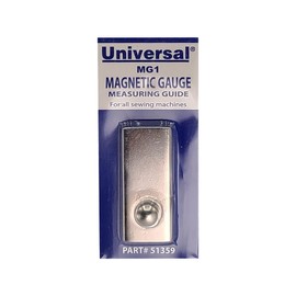 Universal MG1 Magnetic Seam Guide – Keep Sewn Lines Straight & Edges Tight with This Heavy Duty Steel Magnet Mounted Strait-Edge Guide for Sewing & Quilting – Works on Almost All Sewing Machines