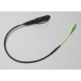 Corning OptiTap Hardened Male Connector to SC/APC Test Jumper Singlemode 2 feet