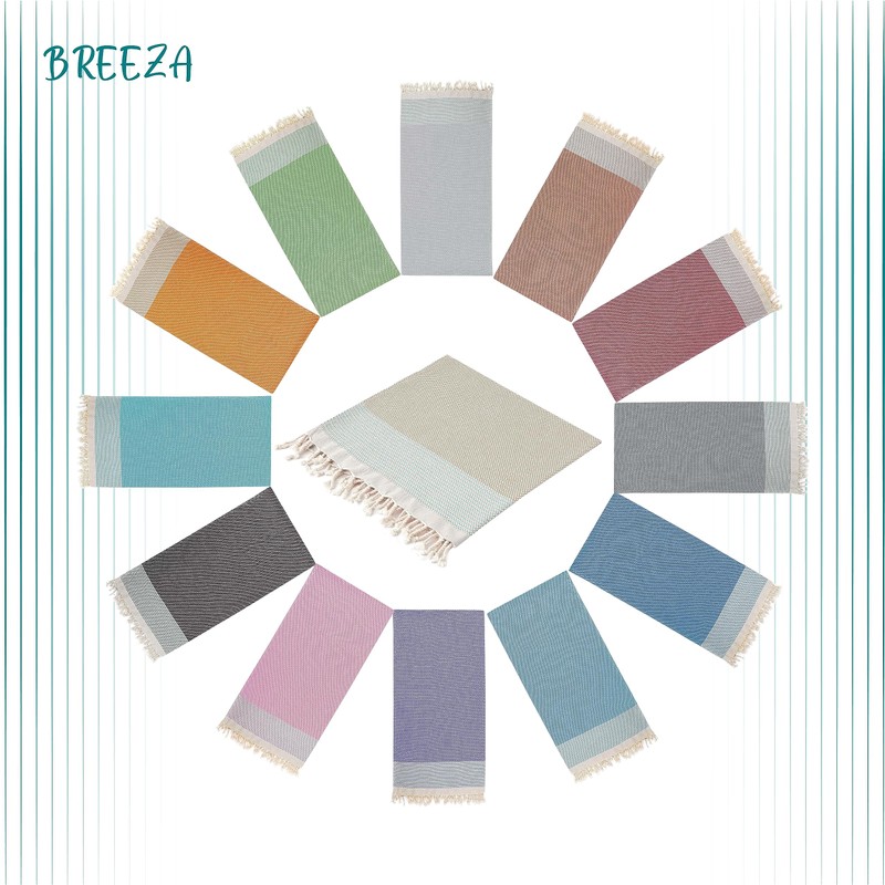 Turquoise Home Beach Towel XL Hammam Towel Sauna Towel Large