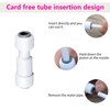 Qrity 1 Piece 1/4 Inch Push Fit Straight Quick Connect