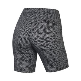 UV SKINZ Women’s 8” Board Shorts with UPF 50+ Sun Protection – Women’s Swim Shorts, Modest Swimsuit Bottoms for Women - Black Maze - 3XL