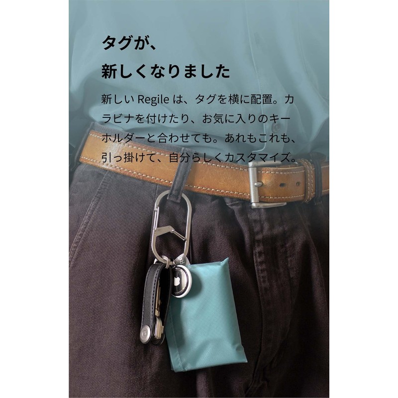 [aso] Regile ZE-V168 Men's Resin Eco Bag, Foldable, Convenience Store