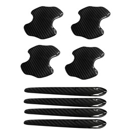 Mitsubishi Triton Car Door Handle Protector for LC2T LC Series/Delica Mini B34A/B35A/B37A/B38A B3 Series/Mitsubishi ek Crossspace 30 Series Anti-Scratch 8 Pack Black