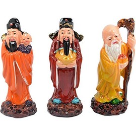 Grand Jhaiji Feng Shui Fuk LUK Sau for Family Protection Health Wealth and Happiness